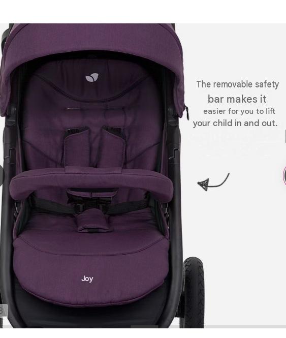 Joie Litetrax 4 Air Stroller Lilac S1112WCLIL000 at Zubaidas Best Online Baby Kids and Moms Store in Pakistan for over 50 years