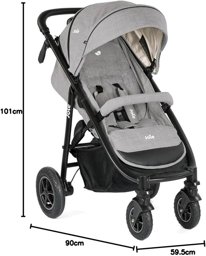 Joie Mytrax Sports Pushchair Flannel Grey S1509ADGFL000 at Zubaidas Most Reliable Online Baby Strollers Store in Pakistan for over 50 years