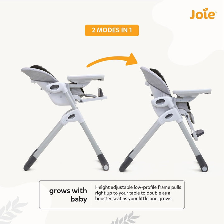 Joie™ Mimzy™ 2in1 High Chair Logan H1013CALGN000 at Zubaidas® - Pakistan’s No. 1 and the most trusted baby and kids store for over 50 years. Shop Online. Nationwide Delivery. Best Prices.