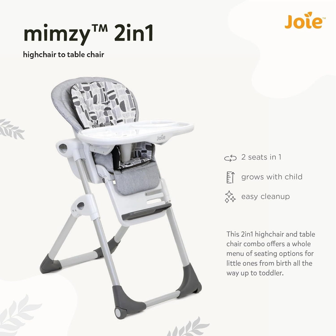 Joie™ Mimzy™ 2in1 High Chair Logan H1013CALGN000 at Zubaidas® - Pakistan’s No. 1 and the most trusted baby and kids store for over 50 years. Shop Online. Nationwide Delivery. Best Prices.