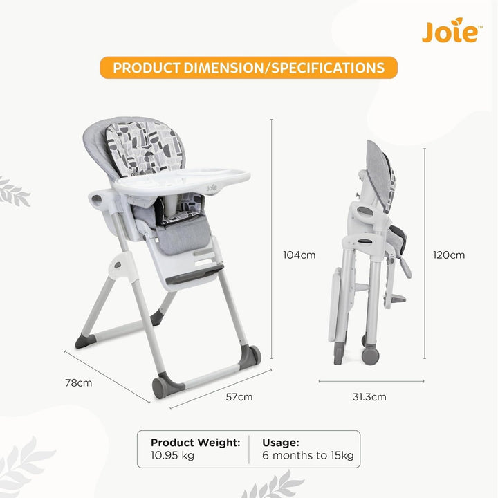 Joie™ Mimzy™ 2in1 High Chair Logan H1013CALGN000 at Zubaidas® - Pakistan’s No. 1 and the most trusted baby and kids store for over 50 years. Shop Online. Nationwide Delivery. Best Prices.