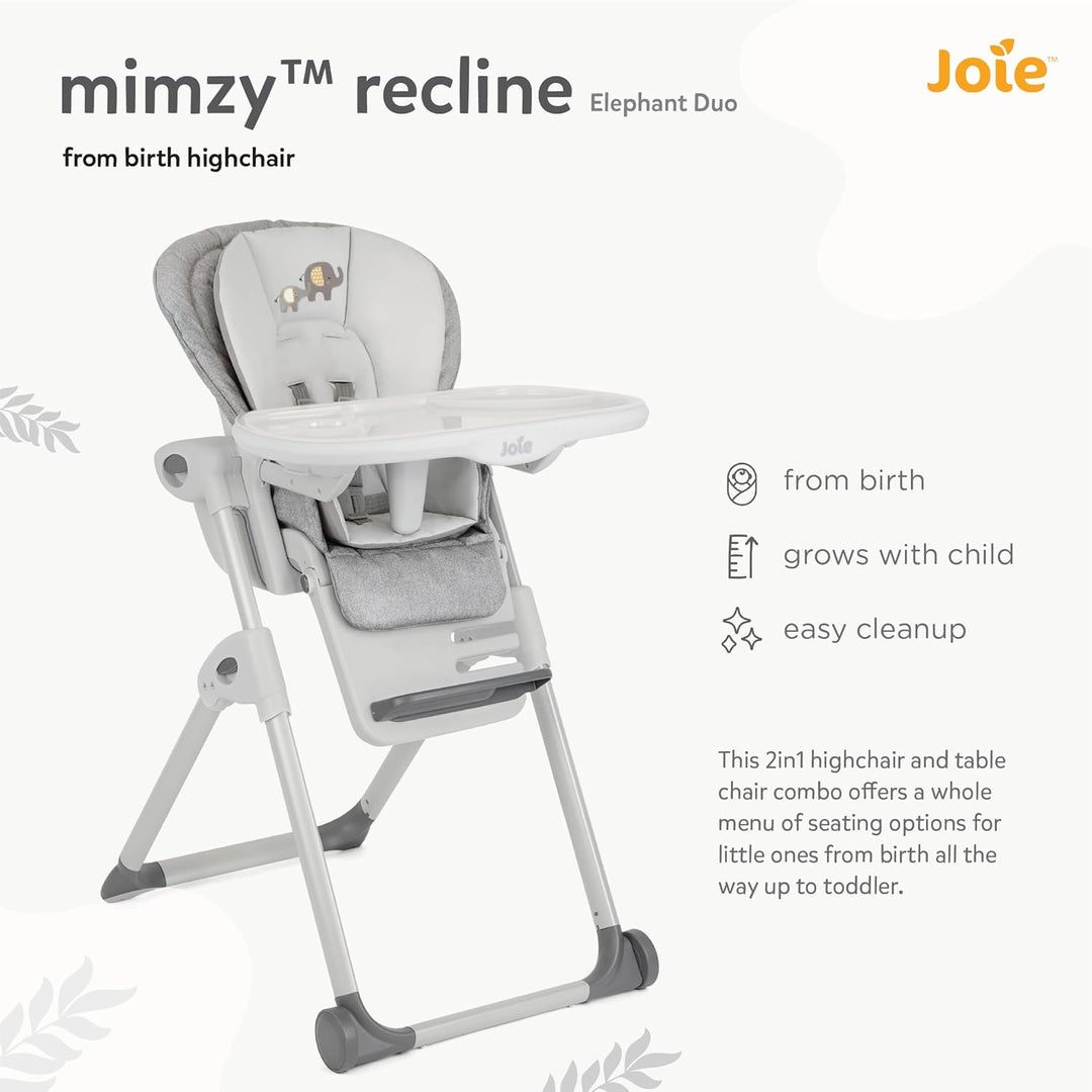 Joie™ Mimzy™ Recline High Chair Elephant Duo H1013DAELD000 at Zubaidas® - Pakistan’s No. 1 and the most trusted baby and kids store for over 50 years. Shop Online. Nationwide Delivery. Best Prices.