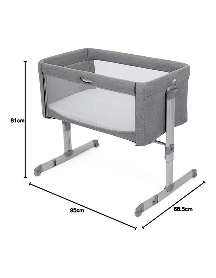 Joie® Roomie™ Bedside Cot Grey Flannel P1814BAGFL000 at Zubaidas® - Pakistan’s No. 1 and the most trusted baby and kids store for over 50 years. Shop Online. Nationwide Delivery. Best Prices.
