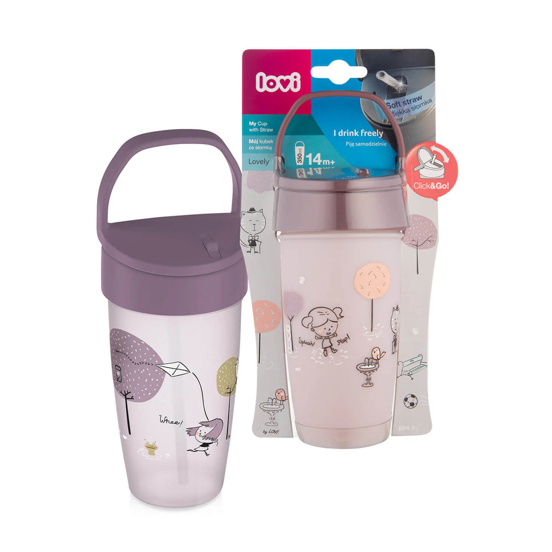 Zubaida's Lovi My Straw Cup Active 350ML Lovely Girl - 35/355girl - Zubaidas Official™
