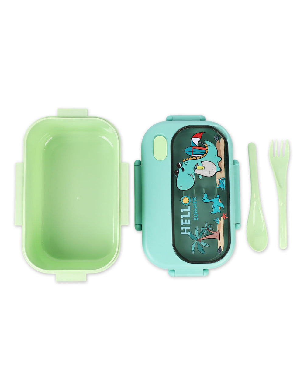 Lunch Box Dino Theme with Spoon & Fork. Shop Premium Lunch Boxes Online from Zubaidas® - Pakistan’s No. 1 and the most trusted baby and kids store for over 50 years. Nationwide Delivery. Best Prices.