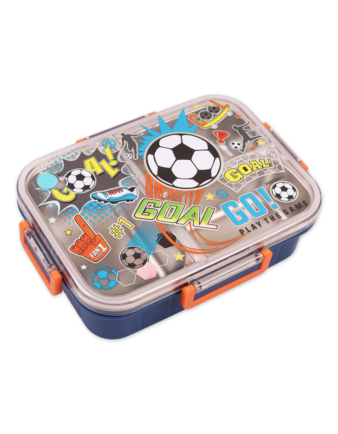 Lunch Box Football Stainless Steel. 3-Compartments Bento Box. Shop Original Online from Zubaidas® - Pakistan’s No. 1 and the most trusted baby and kids store for over 50 years. Nationwide Delivery. Best Prices.