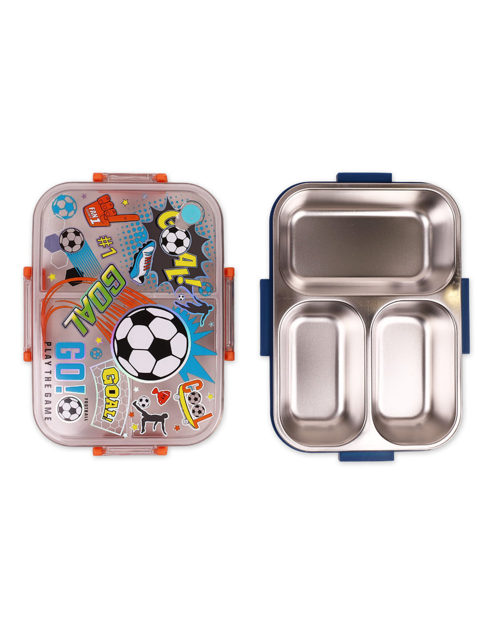 Lunch Box Football Stainless Steel. 3-Compartments Bento Box. Shop Original Online from Zubaidas® - Pakistan’s No. 1 and the most trusted baby and kids store for over 50 years. Nationwide Delivery. Best Prices.