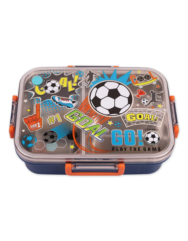 Lunch Box Football Stainless Steel. 3-Compartments Bento Box. Shop Original Online from Zubaidas® - Pakistan’s No. 1 and the most trusted baby and kids store for over 50 years. Nationwide Delivery. Best Prices.