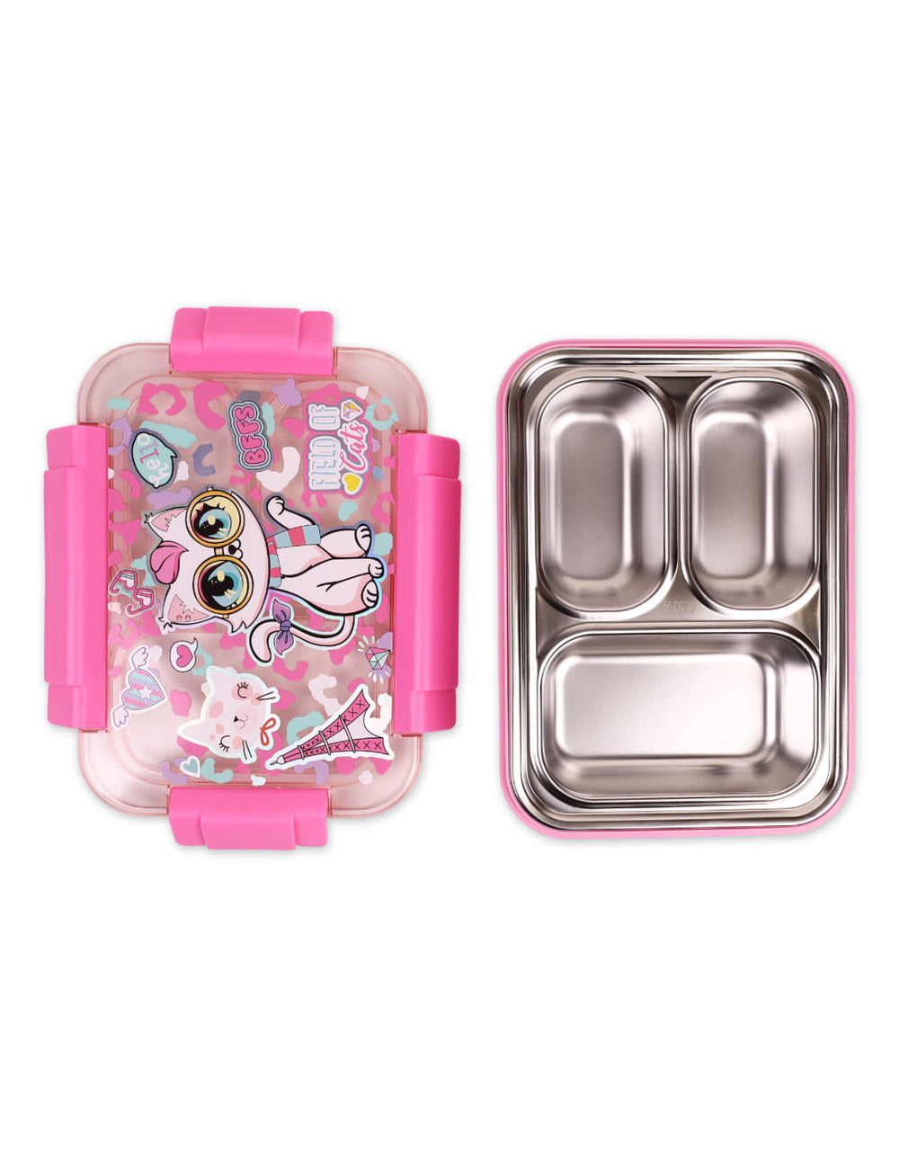 Lunch Box Kitty Stainless Steel. 3-Compartments Bento Box. Shop Original Online from Zubaidas® - Pakistan’s No. 1 and the most trusted baby and kids store for over 50 years. Nationwide Delivery. Best Prices.