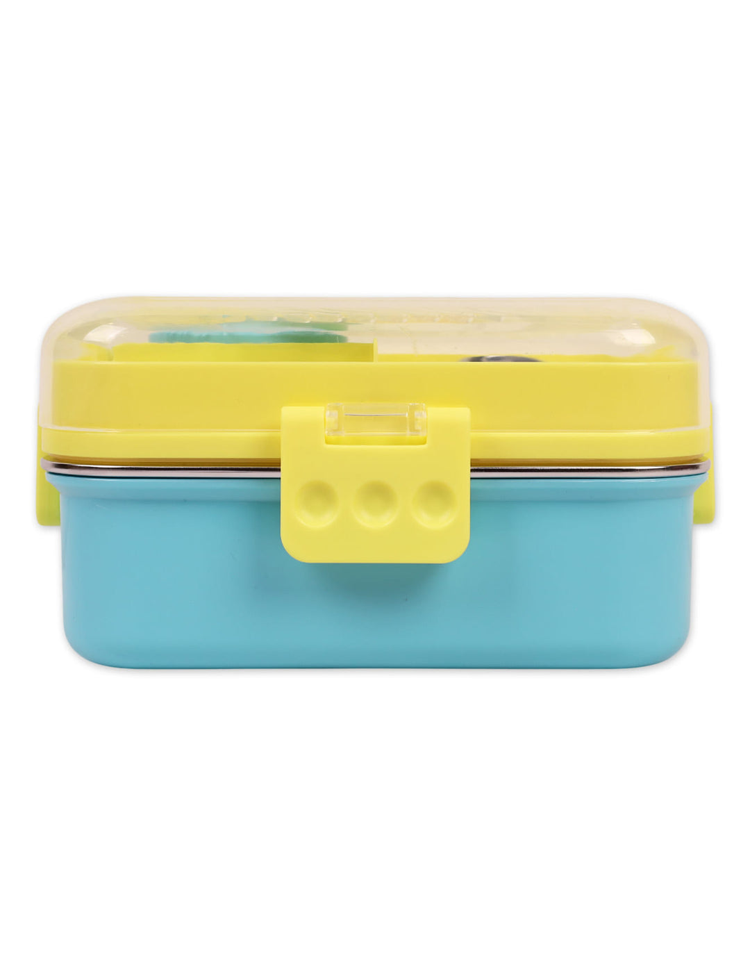 Lunch Box Stainless Steel with Compartments, Spoon &amp; Side Container – Safe, Durable &amp; Perfect for School from Zubaidas® - Pakistan’s No. 1 and the most trusted baby and kids store for over 50 years. Nationwide Delivery. Best Prices.