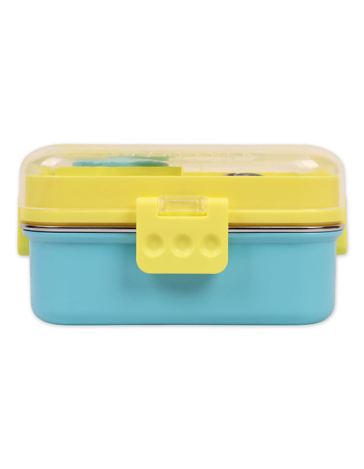 Lunch Box Stainless Steel with Compartments, Spoon &amp; Side Container – Safe, Durable &amp; Perfect for School from Zubaidas® - Pakistan’s No. 1 and the most trusted baby and kids store for over 50 years. Nationwide Delivery. Best Prices.