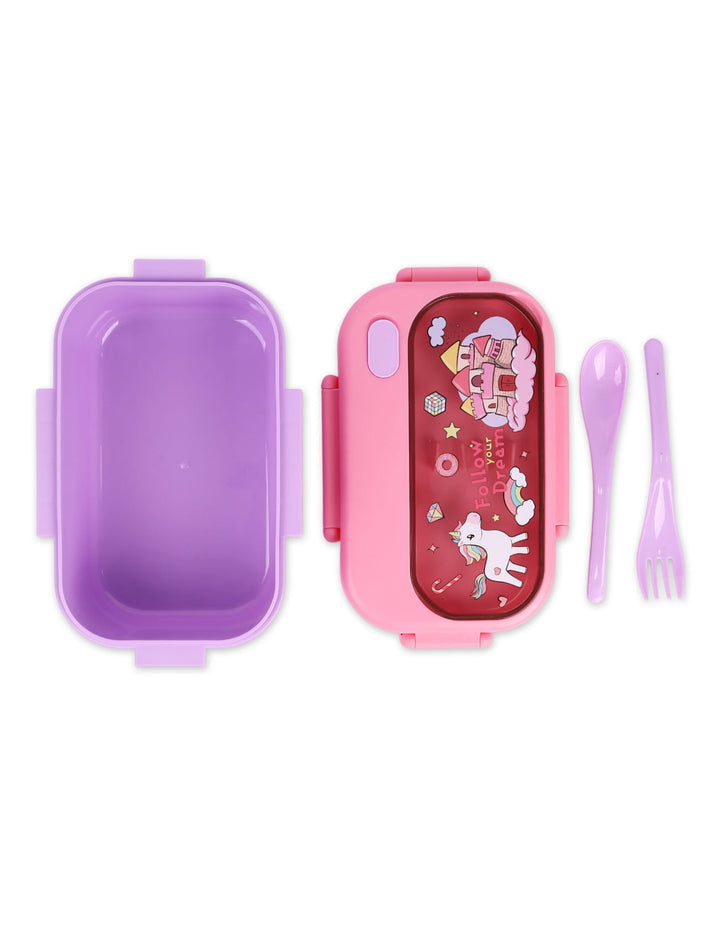 Lunch Box Unicorn Theme with Spoon & Fork. Shop Premium Lunch Boxes Online from Zubaidas® - Pakistan’s No. 1 and the most trusted baby and kids store for over 50 years. Nationwide Delivery. Best Prices.