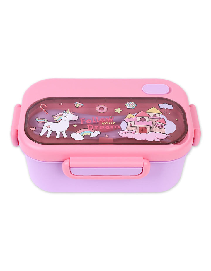 Lunch Box Unicorn Theme with Spoon & Fork. Shop Premium Lunch Boxes Online from Zubaidas® - Pakistan’s No. 1 and the most trusted baby and kids store for over 50 years. Nationwide Delivery. Best Prices.