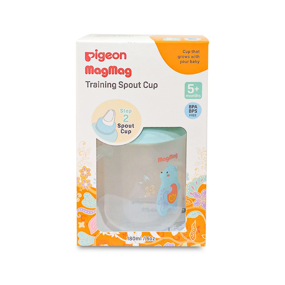 MagMag Training Spout Cup Pigeon 180ml Bear - D80093 at Zubaidas