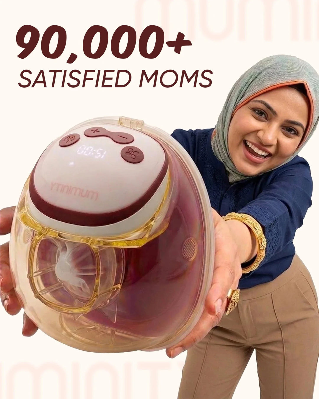 Muminity Aura Pro Hospital Grade Wearable Electric Breast Pump at Zubaidas No 1 Baby Store in Pakistan