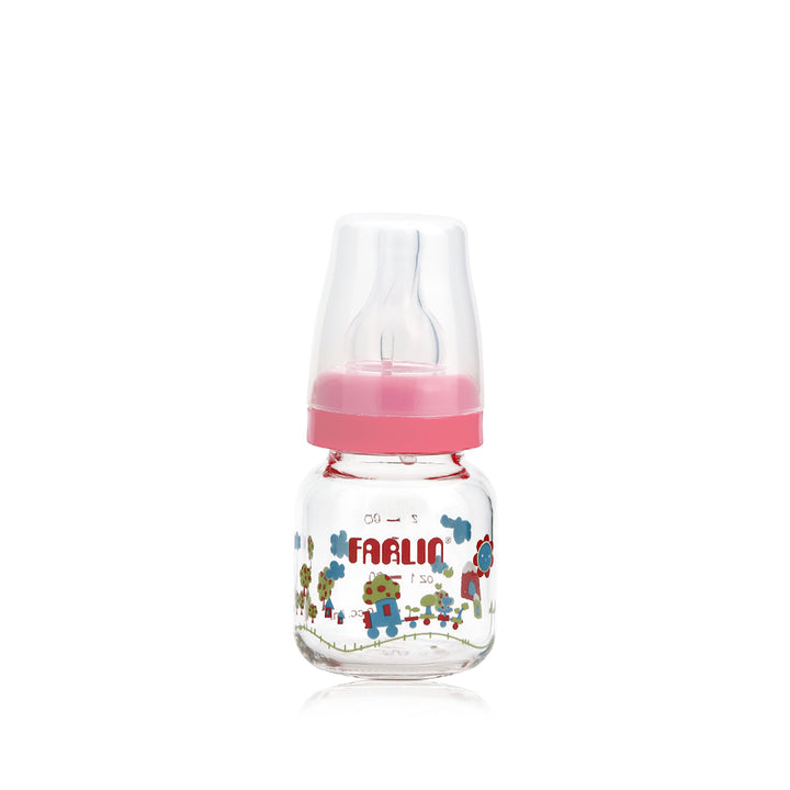 Zubaida's Farlin Glass Feeding Bottle 20Z Pink - NB-205 - Zubaidas Official™
