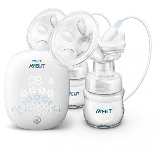 Natural Twin Electrical Breast Pump Philips AVENT SCF303/01 at Zubaidas