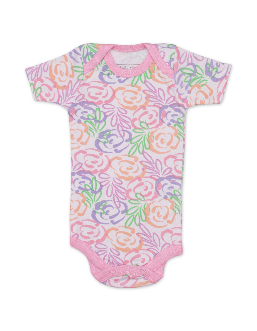 Newborn Baby Girls Body Suits Pack of 3 Bambies Floral at Zubaidas Pakistan