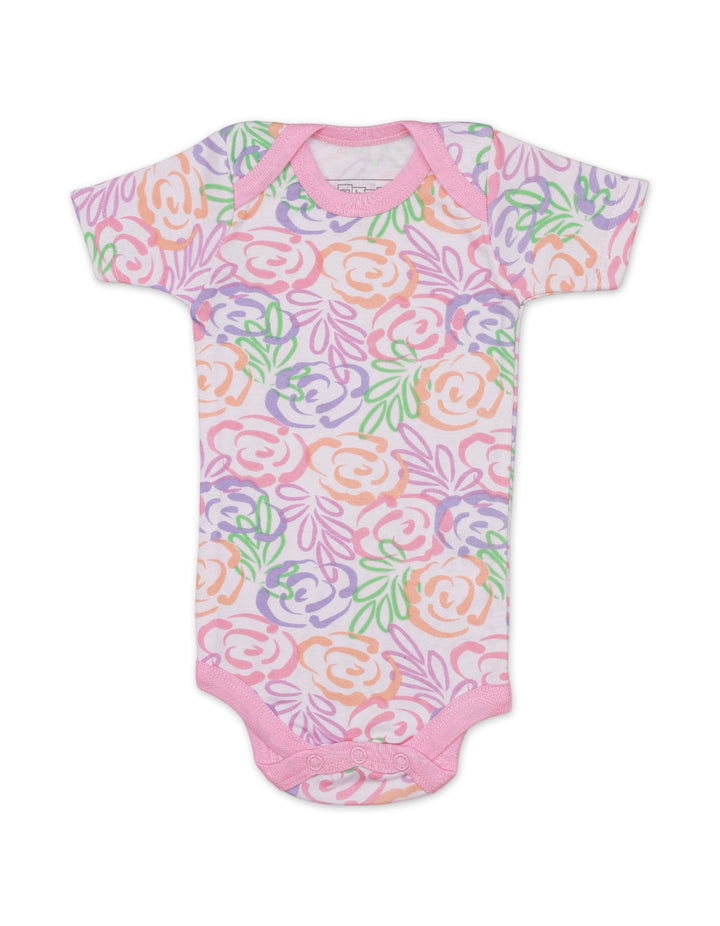 Newborn Baby Girls Body Suits Pack of 3 Bambies Floral at Zubaidas Pakistan