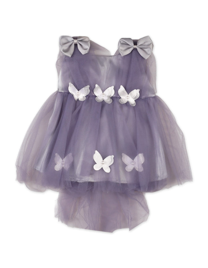 Newborn Baby Girls Gift Sets Bambies 4 Pieces Purple and White at Zubaidas Pakistan