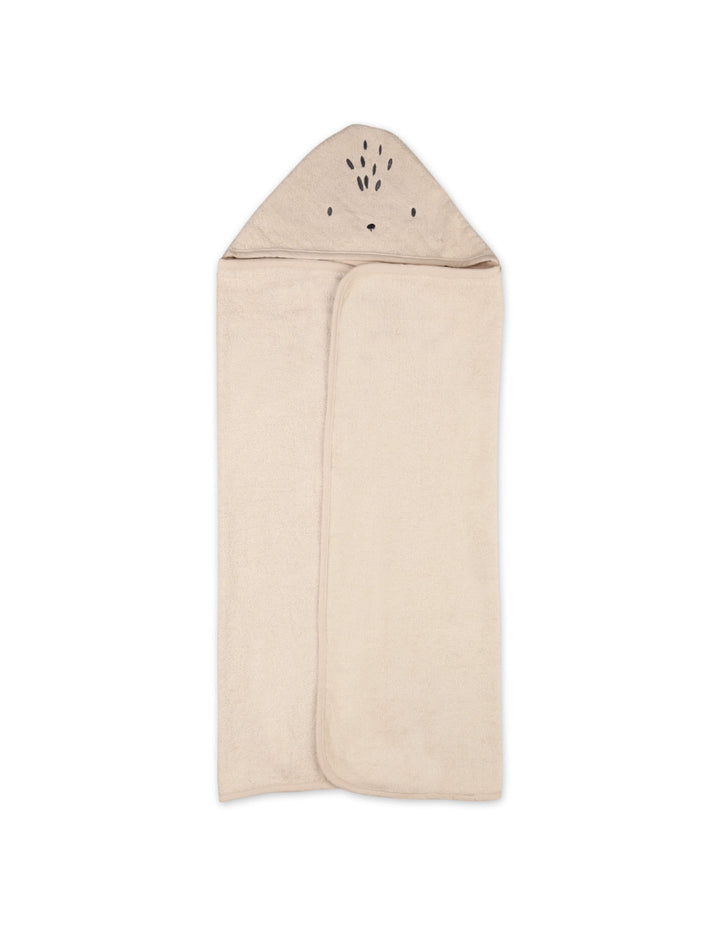 Newborn Bath Towel Hooded Bambies Beige at Zubaidas