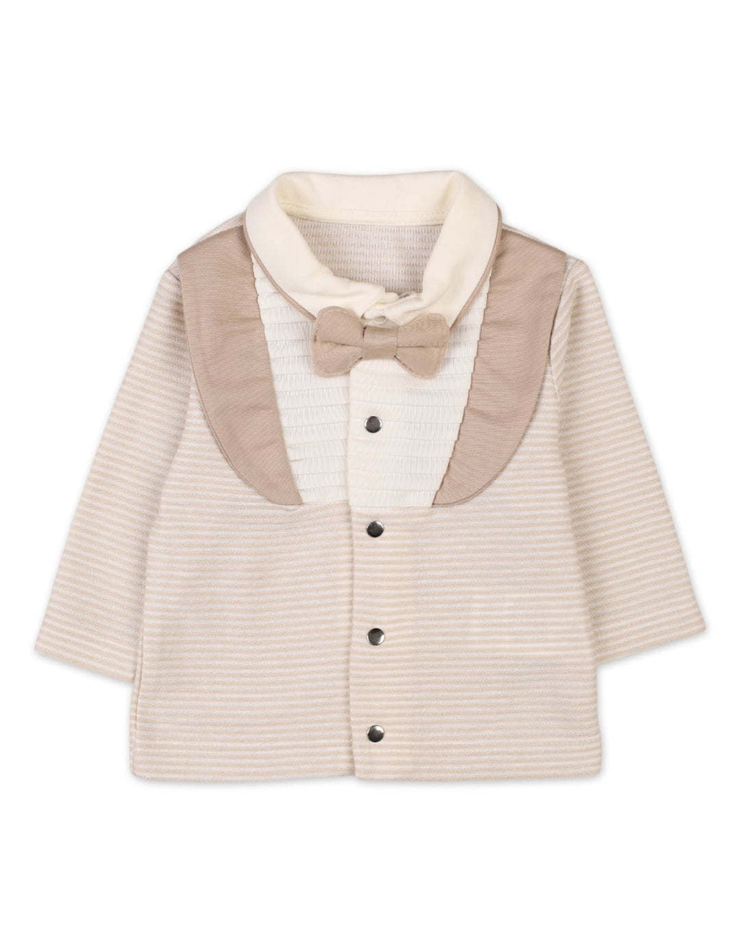 Newborn Boys Suit Beige Premium Turkish Collection at Zubaidas Official Pakistan