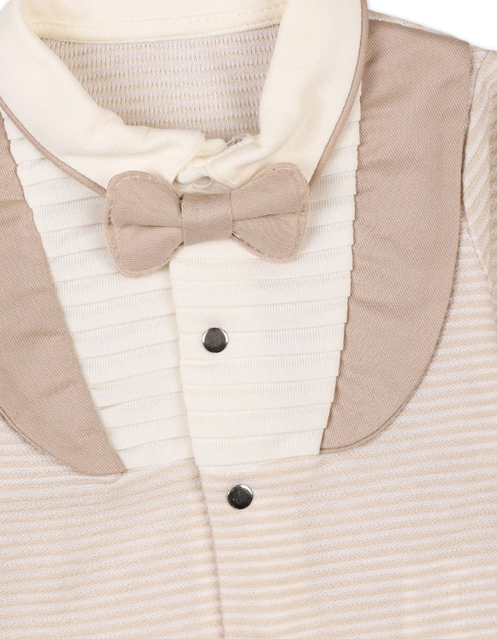 Newborn Boys Suit Beige Premium Turkish Collection at Zubaidas Online Pakistan