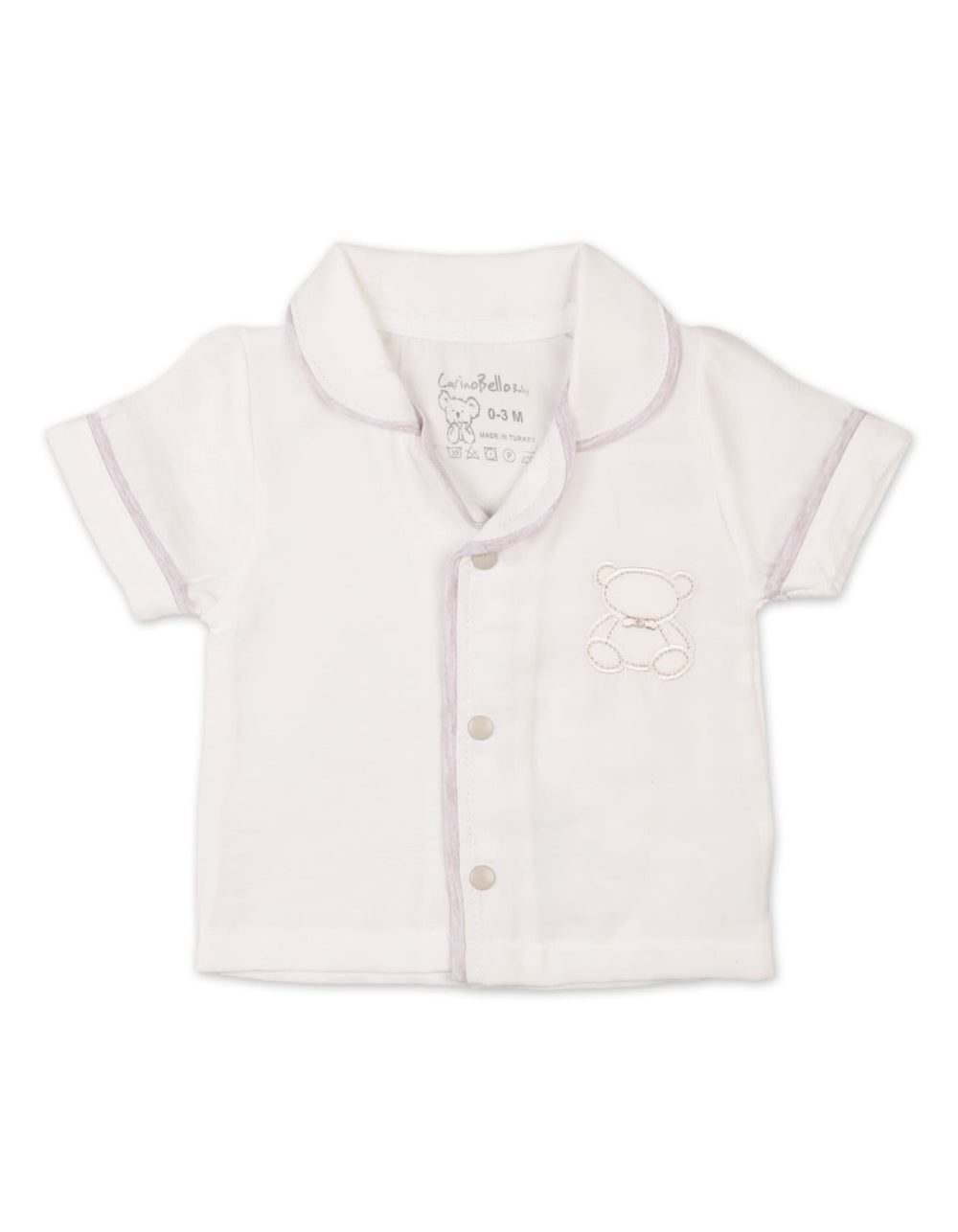 Newborn Boys Summer Suit Beige Premium Turkish Collection at Zubaidas Official Pakistan