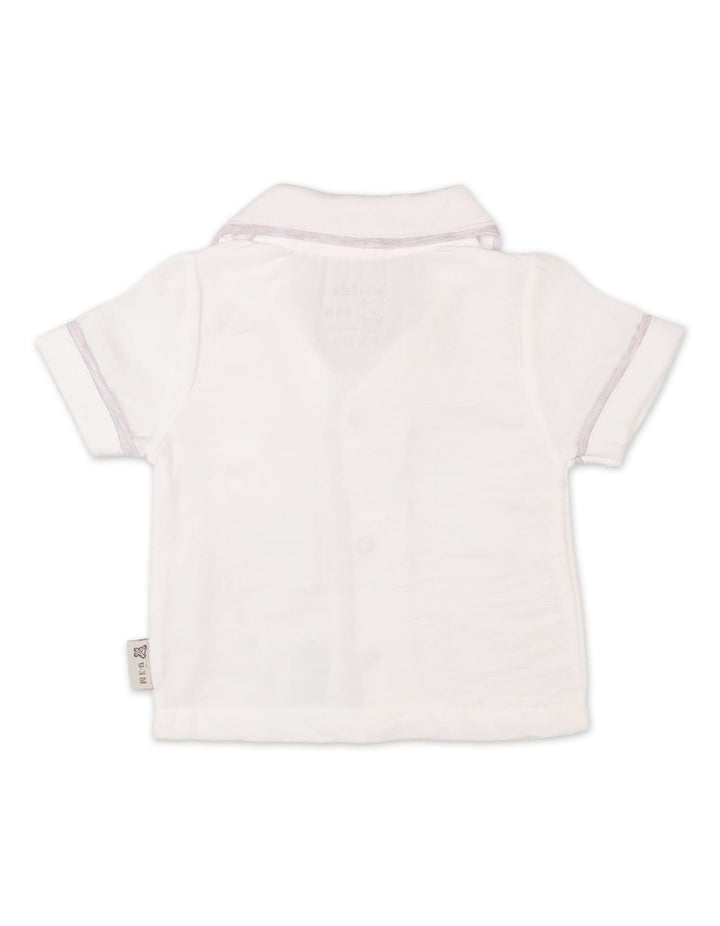 Newborn Boys Summer Suit Beige Premium Turkish Collection at Zubaidas #1 Baby Store in Pakistan