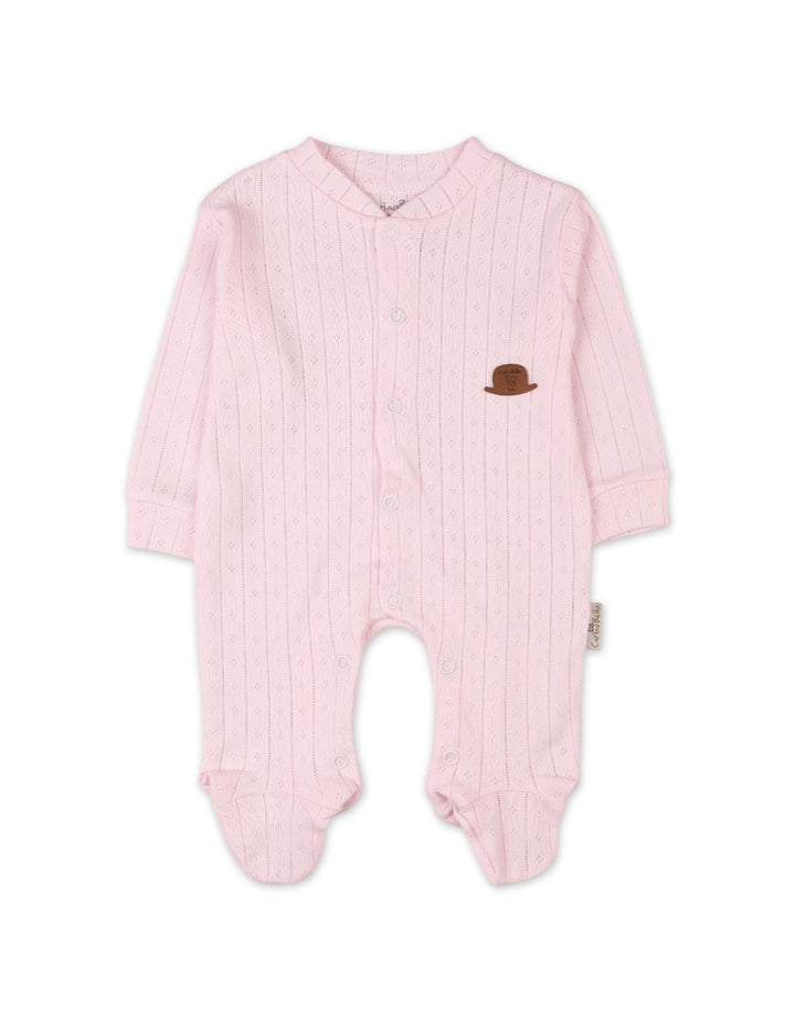 Newborn Girls Romper with Cap Pink Premium Turkish Collection at Zubaidas Online Pakistan