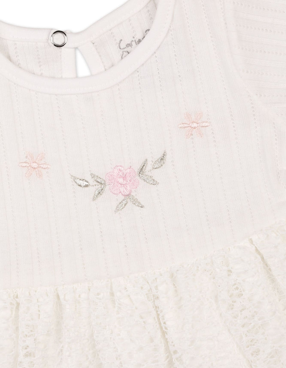 Newborn Girls Summer Dress White Premium Turkish Collection at Zubaidas Official Pakistan