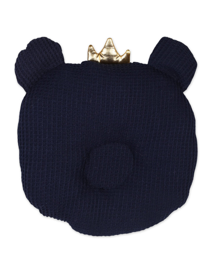 Newborn Head Shaping Pillow Bear Navy Blue at Zubaidas