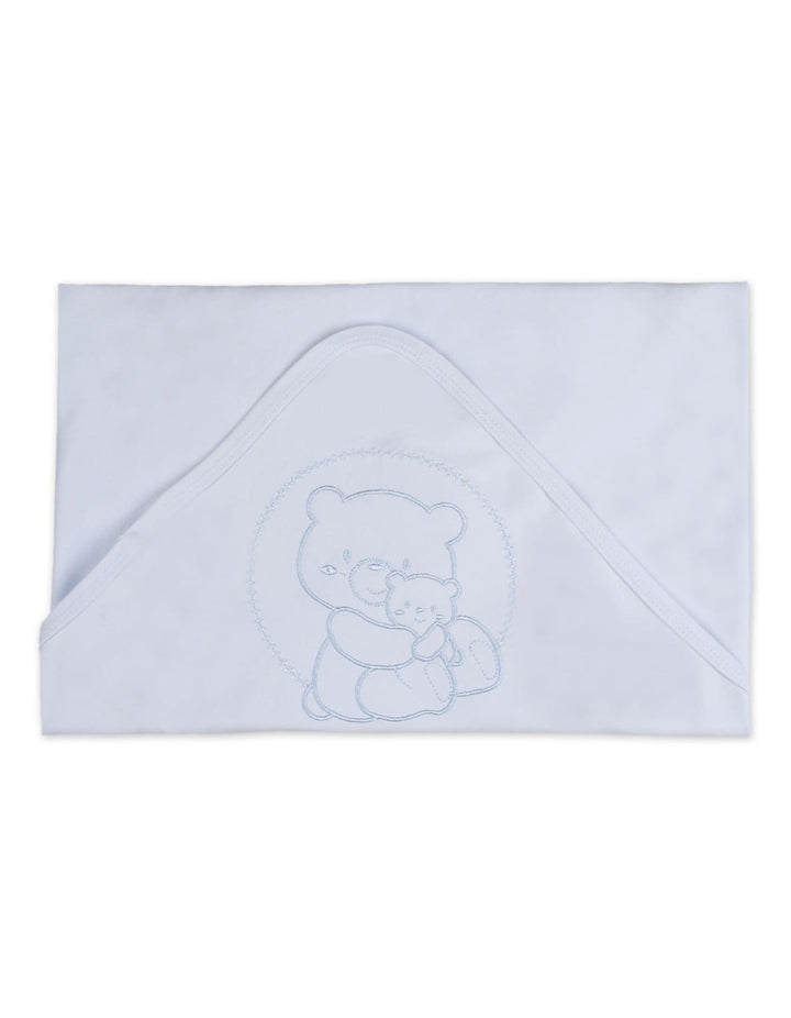 Newborn Wrapping Sheet Blue Premium Turkish Collection at Zubaidas Official Pakistan