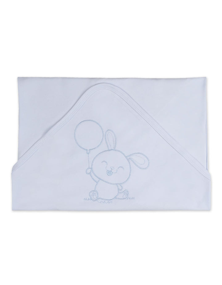 Newborn Wrapping Sheet Rabbit Blue Premium Turkish Collection at Zubaidas Official Pakistan