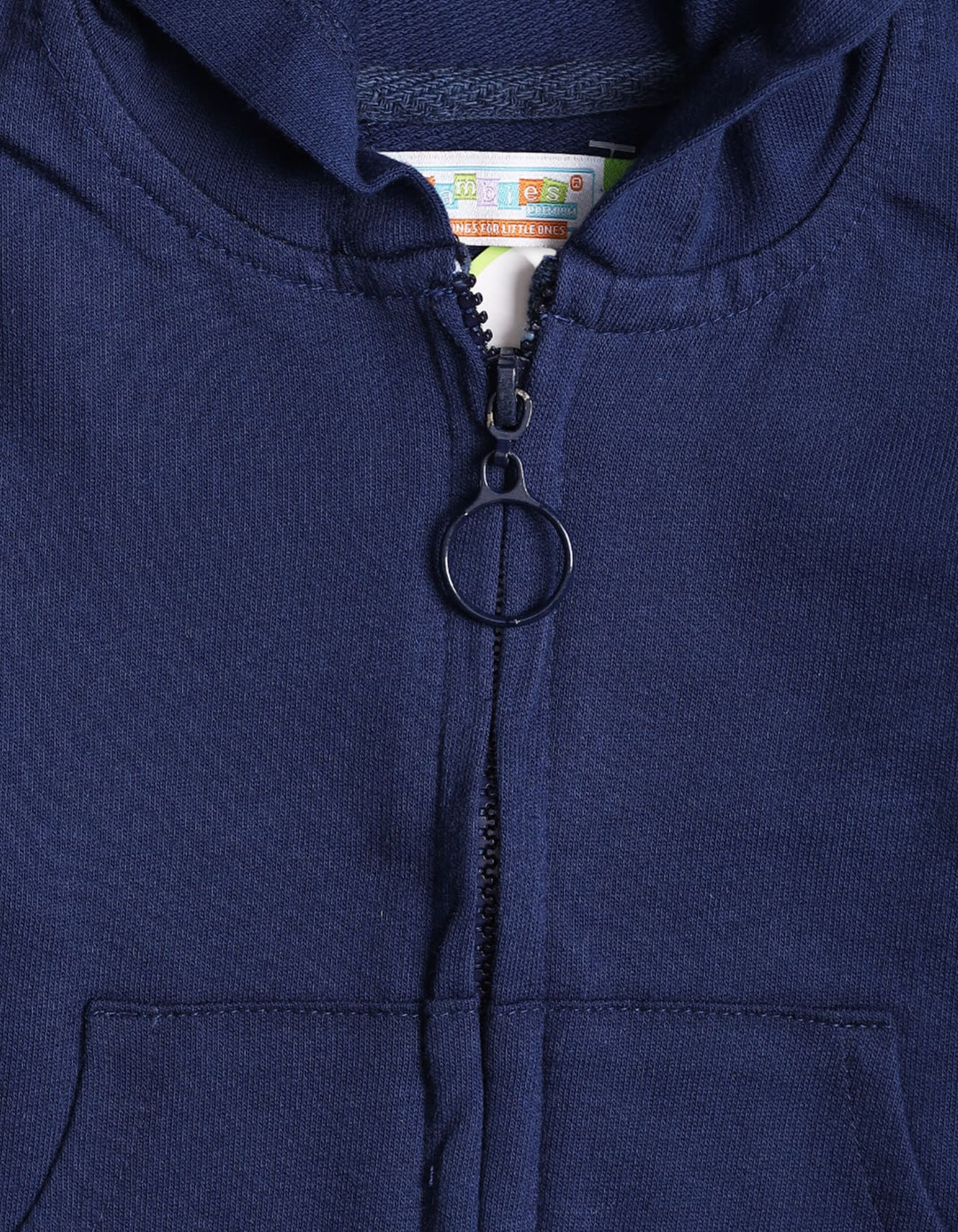 Newborn Boys 3 Pieces Winter Tracksuit Sets Bambies Striped Navy Blue at Zubaidas Official Pakistan