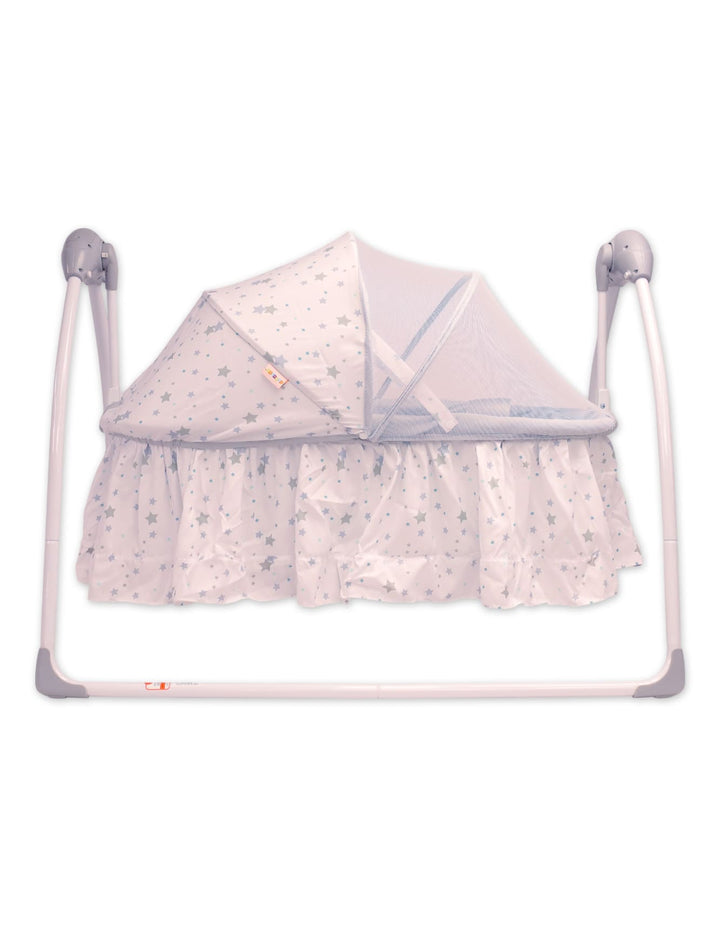 Newborn Electric Foldable Bassinet Swings Bambies Grey BM-SW-010 at Zubaidas Official Online Store Pakistan