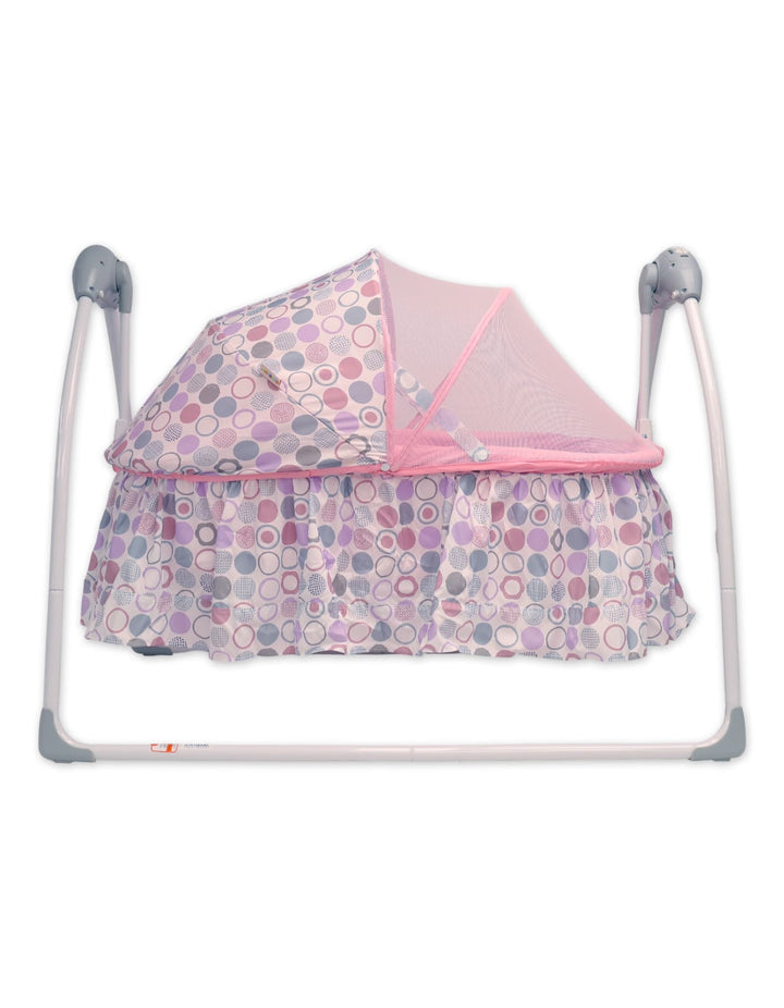 Newborn Electric Foldable Bassinet Swings Bambies Pink BM-SW-012 at Zubaidas Official Online Store Pakistan