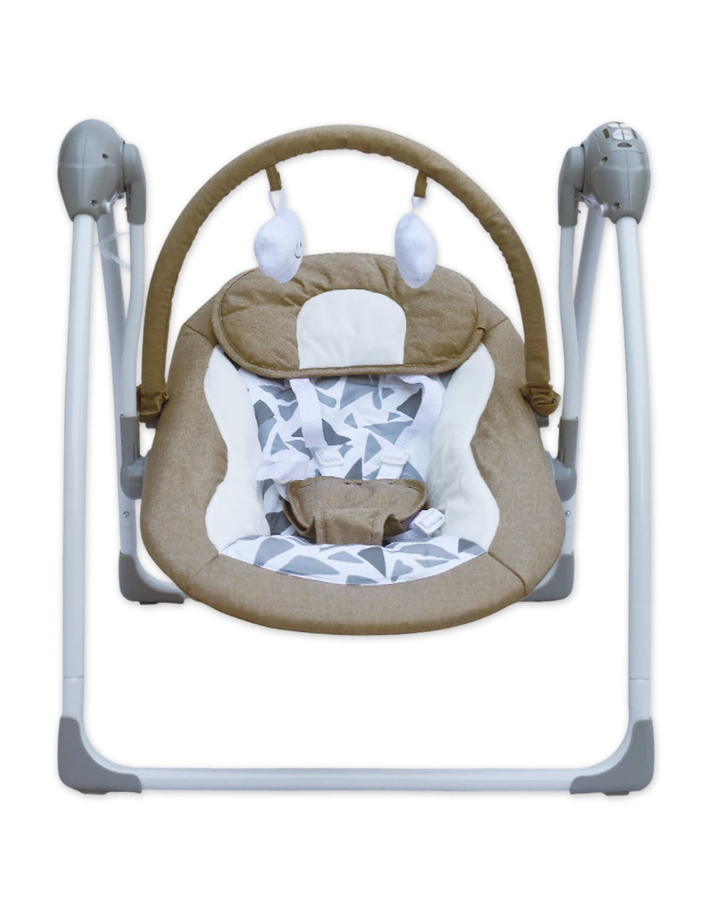 Newborn Electric Foldable Swings Bambies Beige BM-SW-005 at Zubaidas