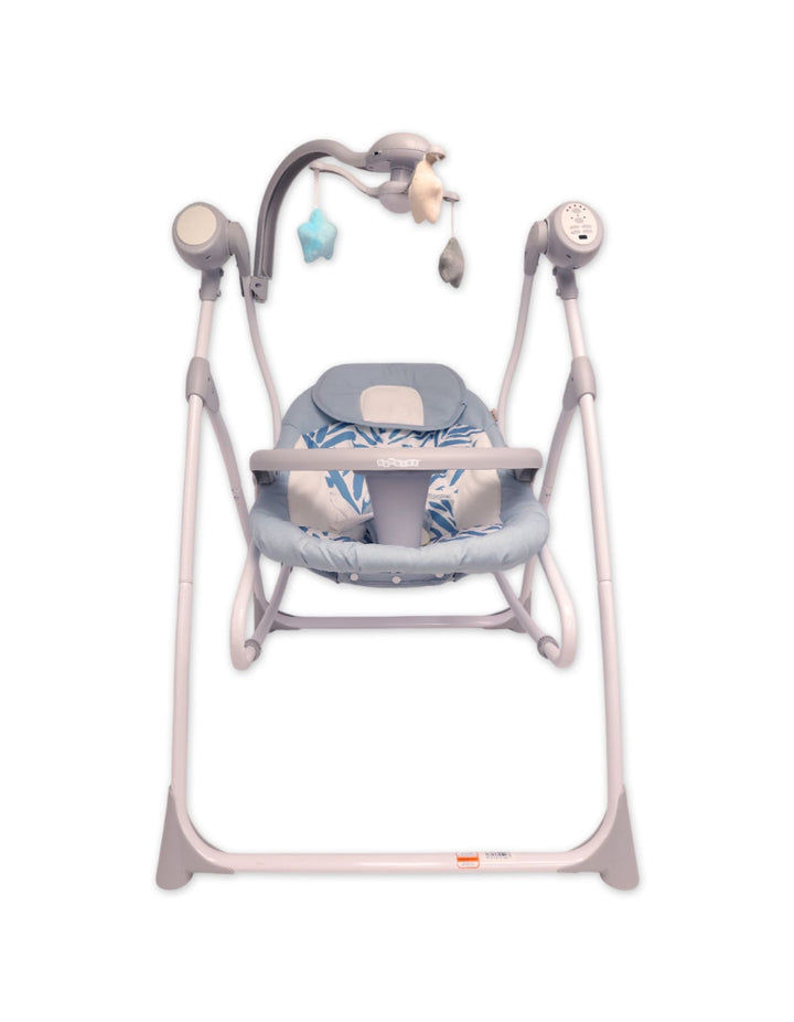 Newborn Foladable Electric Swing and Rocker Bambies Blue BM-SW-007 at Zubaidas Official Online Baby Store Pakistan 