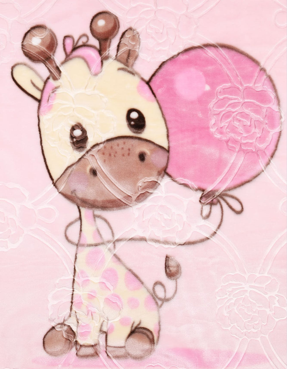 Newborn Girls Hooded Zipper Blanket Bambies Giraffe Character at Zubaidas Pakistan