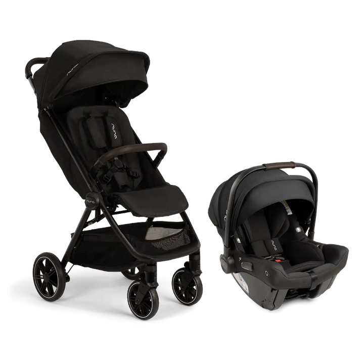Nuna travel system TRVL LX Stroller with Pipa urbn Car Seat Caviar TS18115600CVR at Zubaidas