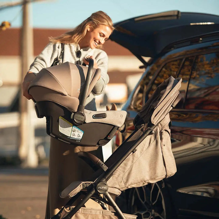 Nuna travel system TRVL LX Stroller with Pipa urbn Car Seat Caviar TS18115600CVR at Zubaidas The Biggest Kids Shop in Pakistan