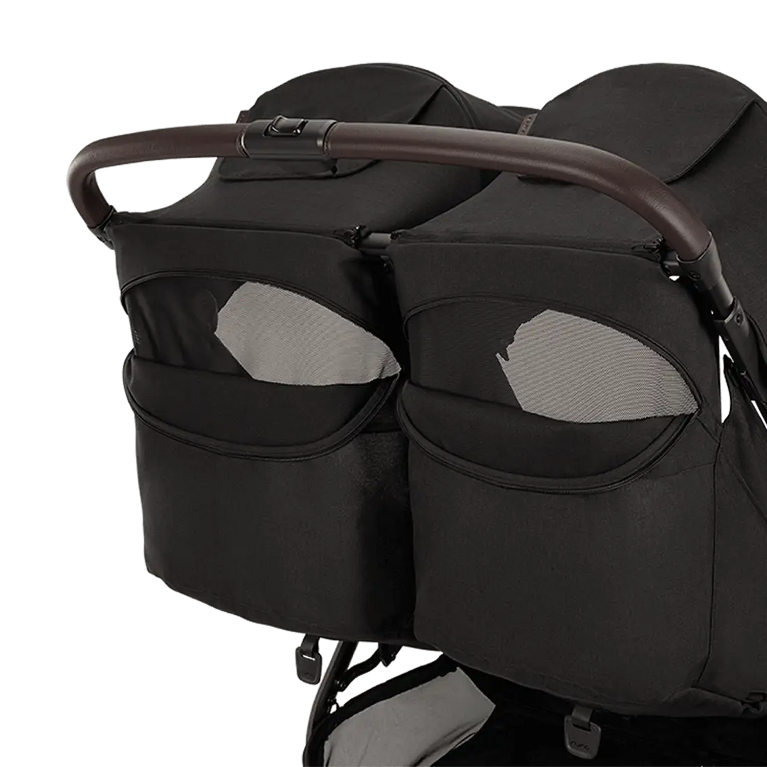 Nuna TRVL dubl Lightweight Side-by-Side Double Pushchair Caviar ST19802CVRAU at Zubaidas The Biggest Baby and Kids store in Pakistan