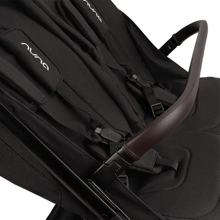 Nuna TRVL dubl Lightweight Side-by-Side Double Pushchair Caviar ST19802CVRAU at Zubaidas Best Online Baby Buggy Stores in Pakistan for over 50 years