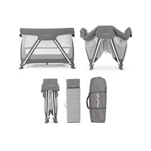 Nuna® Sena™ Travel Cot and Playard Graphite TC-09-006GL&nbsp;at Zubaidas® - Pakistan’s No. 1 and the most trusted baby and kids store for over 50 years. Shop Online. Nationwide Delivery. Best Prices.