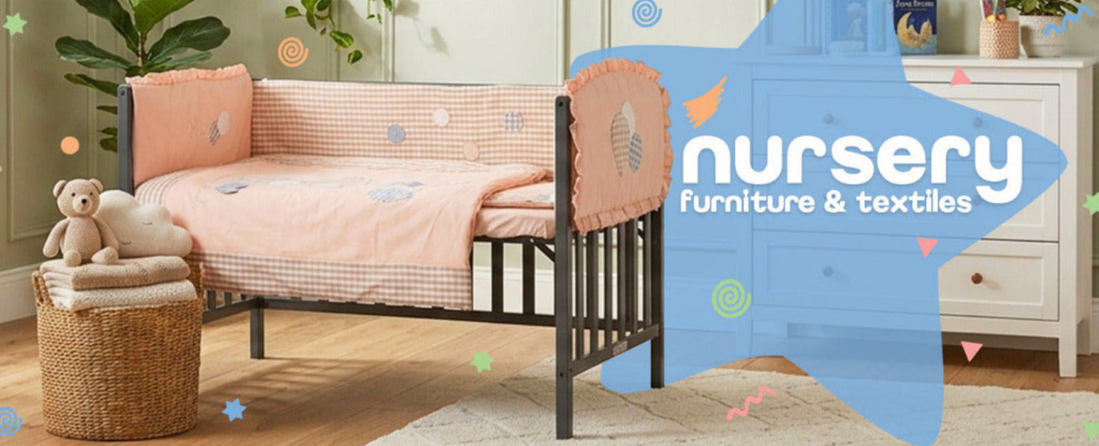 Nursery Furniture and Textiles Collection at Zubaidas Official Pakistan