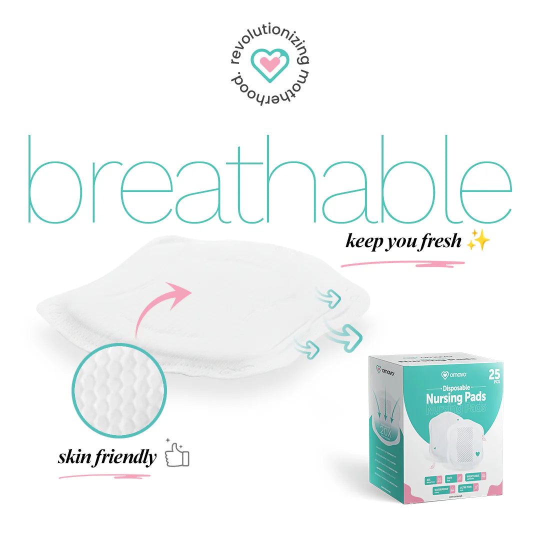Ornavo Disposable Nursing Breast Pads Pack of 25 at Zubaidas Best Online Baby Store in Pakistan
