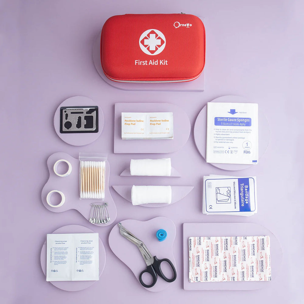 Ornavo First Aid Kit 109 Pieces Emergency Medical Supplies at Zubaidas