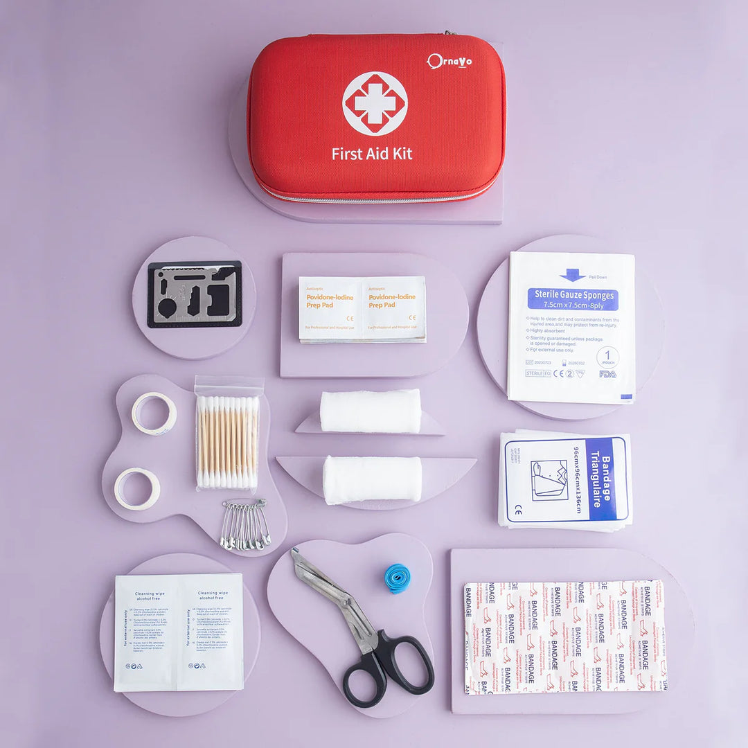 Ornavo First Aid Kit 109 Pieces Emergency Medical Supplies at Zubaidas