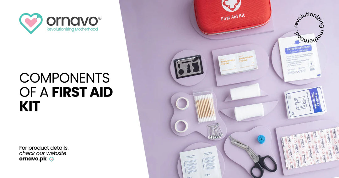 Ornavo First Aid Kit 109 Pieces Emergency Medical Supplies at Zubaidas Most Trusted Online Baby Store in Pakistan